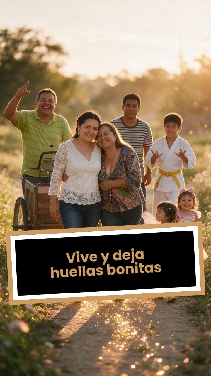 Vive y deja huellas bonitas