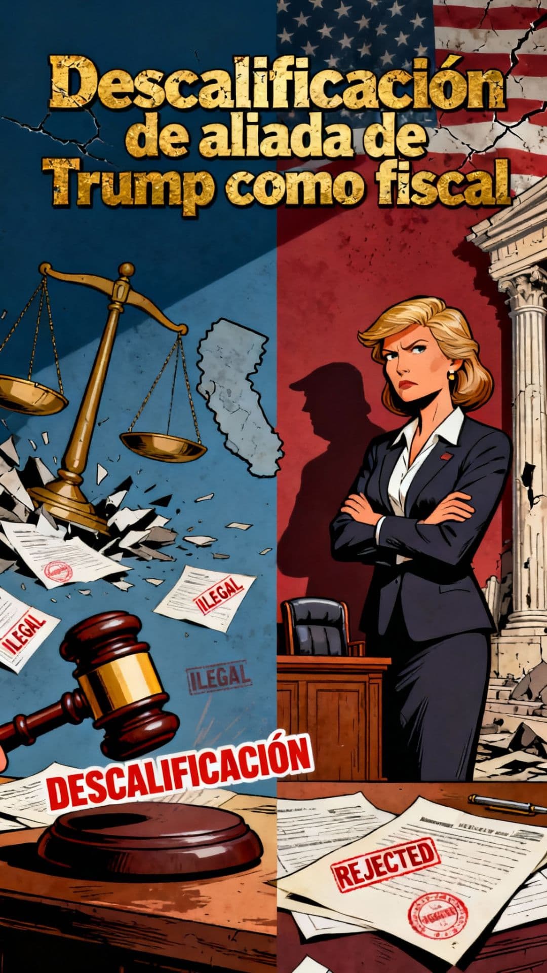 Descalificación de aliada de Trump como fiscal