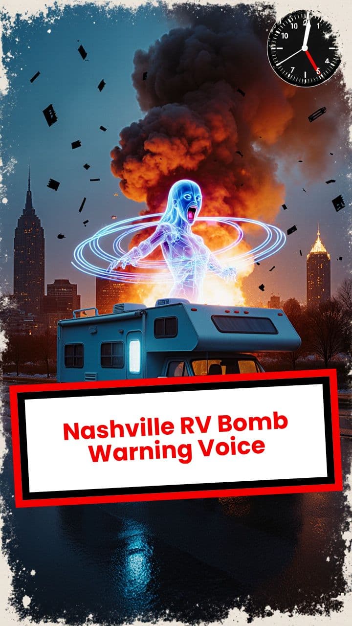Nashville RV Bomb Warning Voice