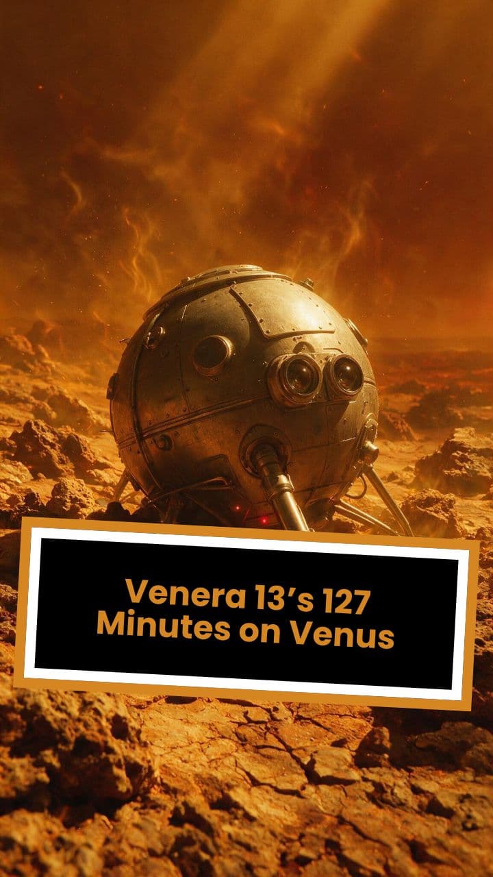 Venera 13’s 127 Minutes on Venus