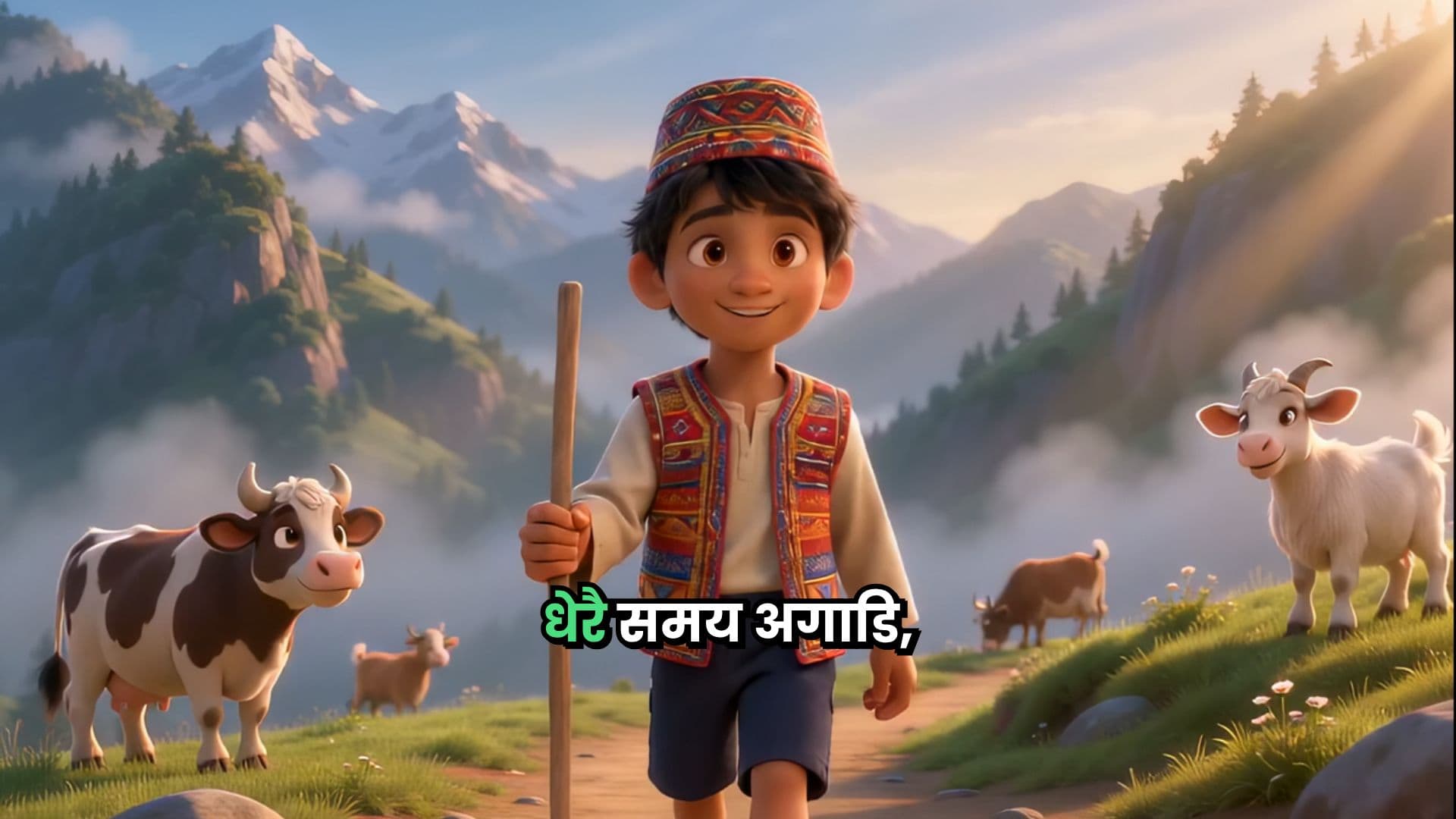 गोठालो केटा र बाघ | The Shepherd Boy and the Tiger