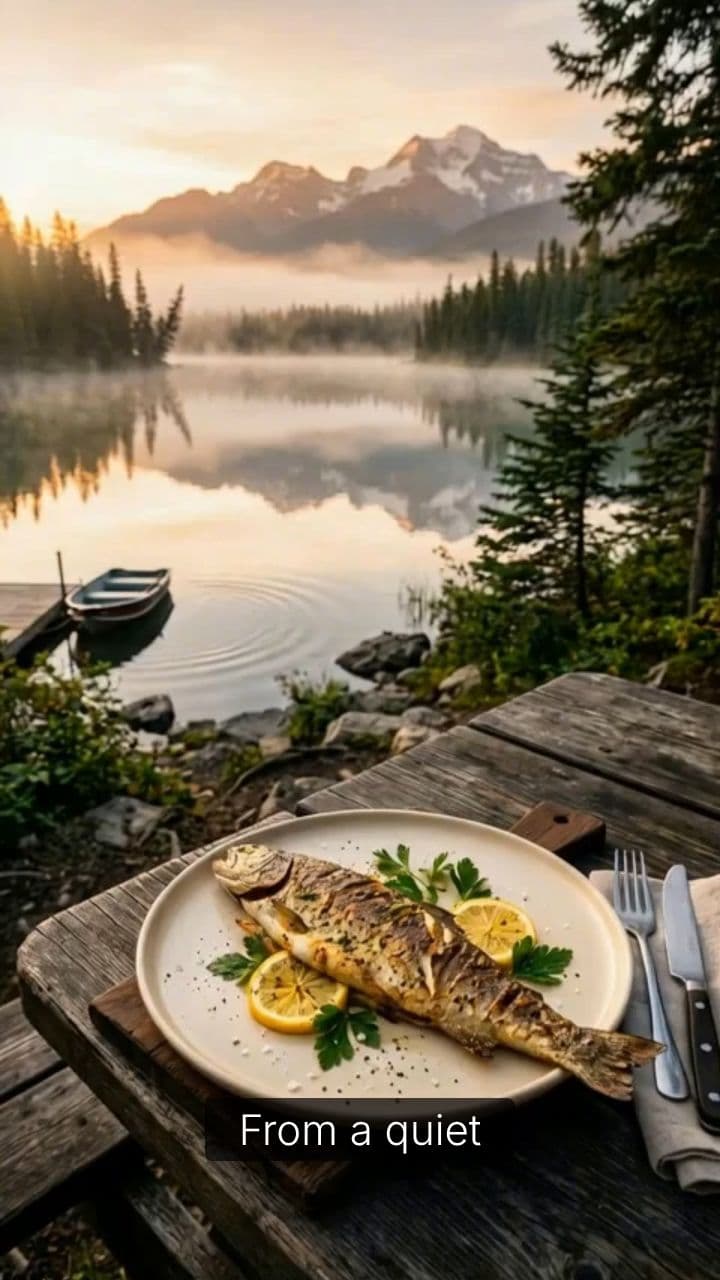 From the Lake to the Plate: Grilled Trout