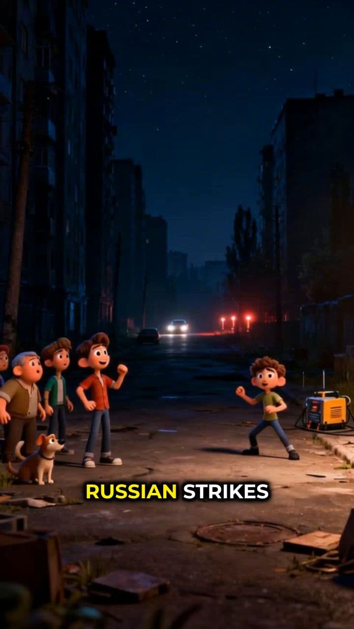 Darkness Becomes a Business in Ukraine