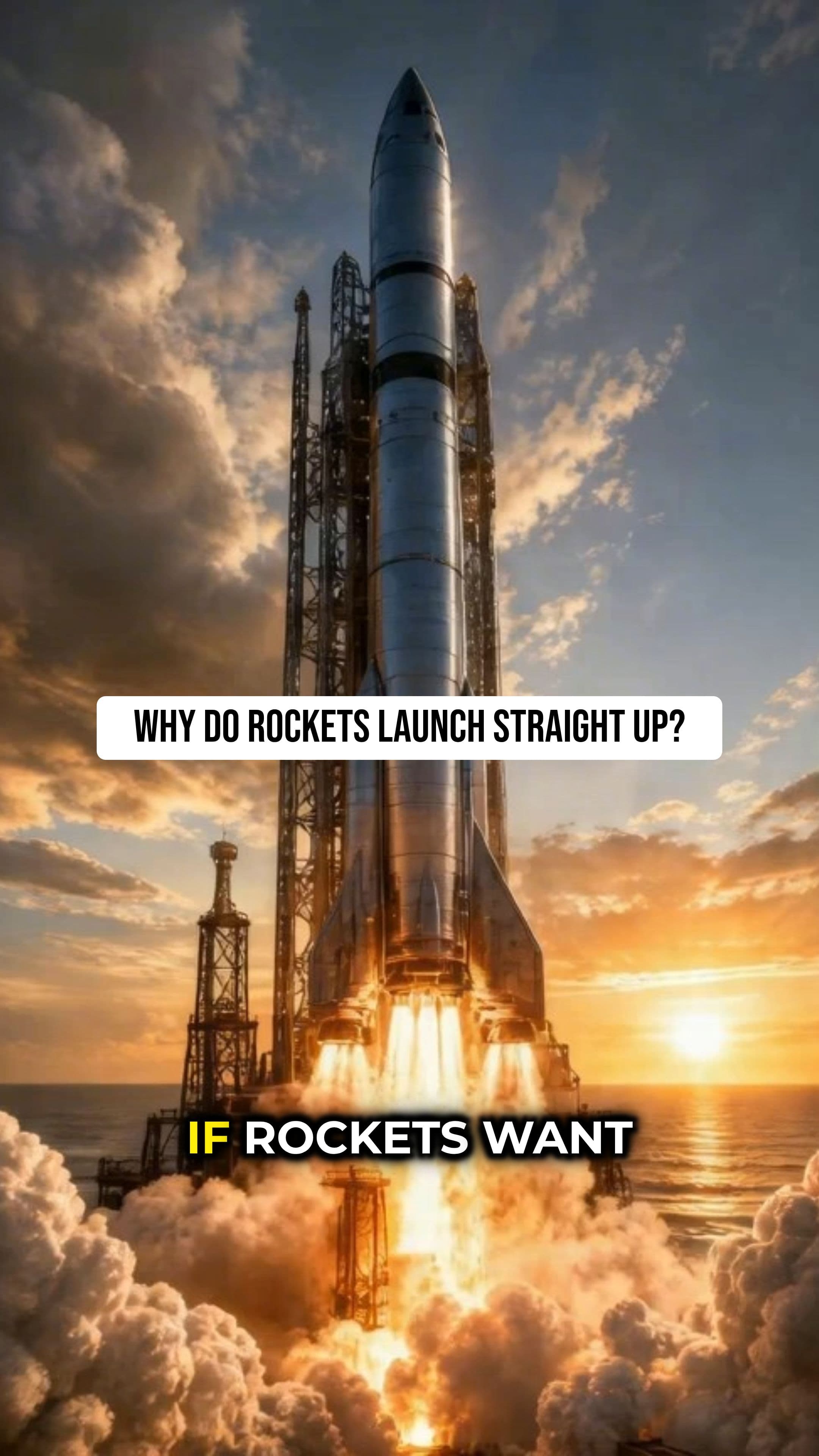 Why Rockets Launch Vertically