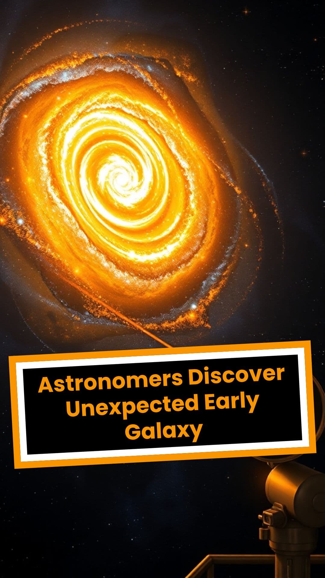 Astronomers Discover Unexpected Early Galaxy