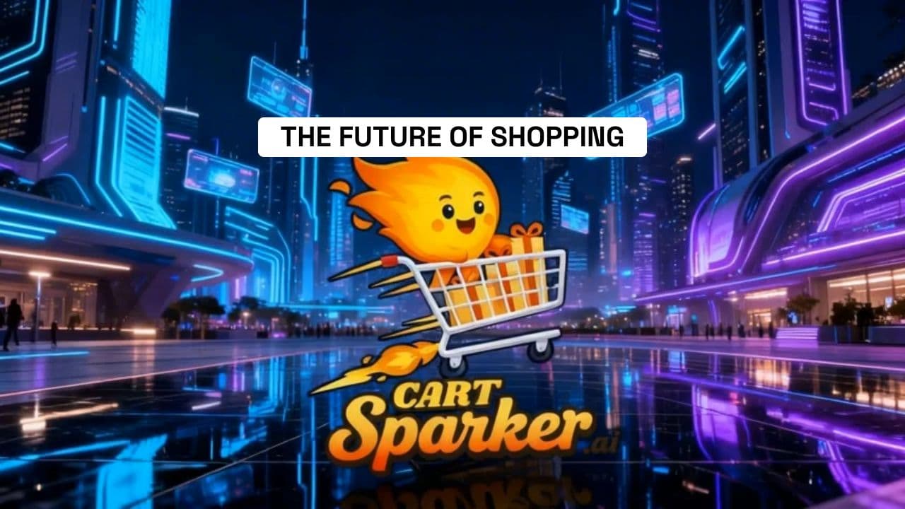 Cart Sparker AI Futuristic Logo Animation