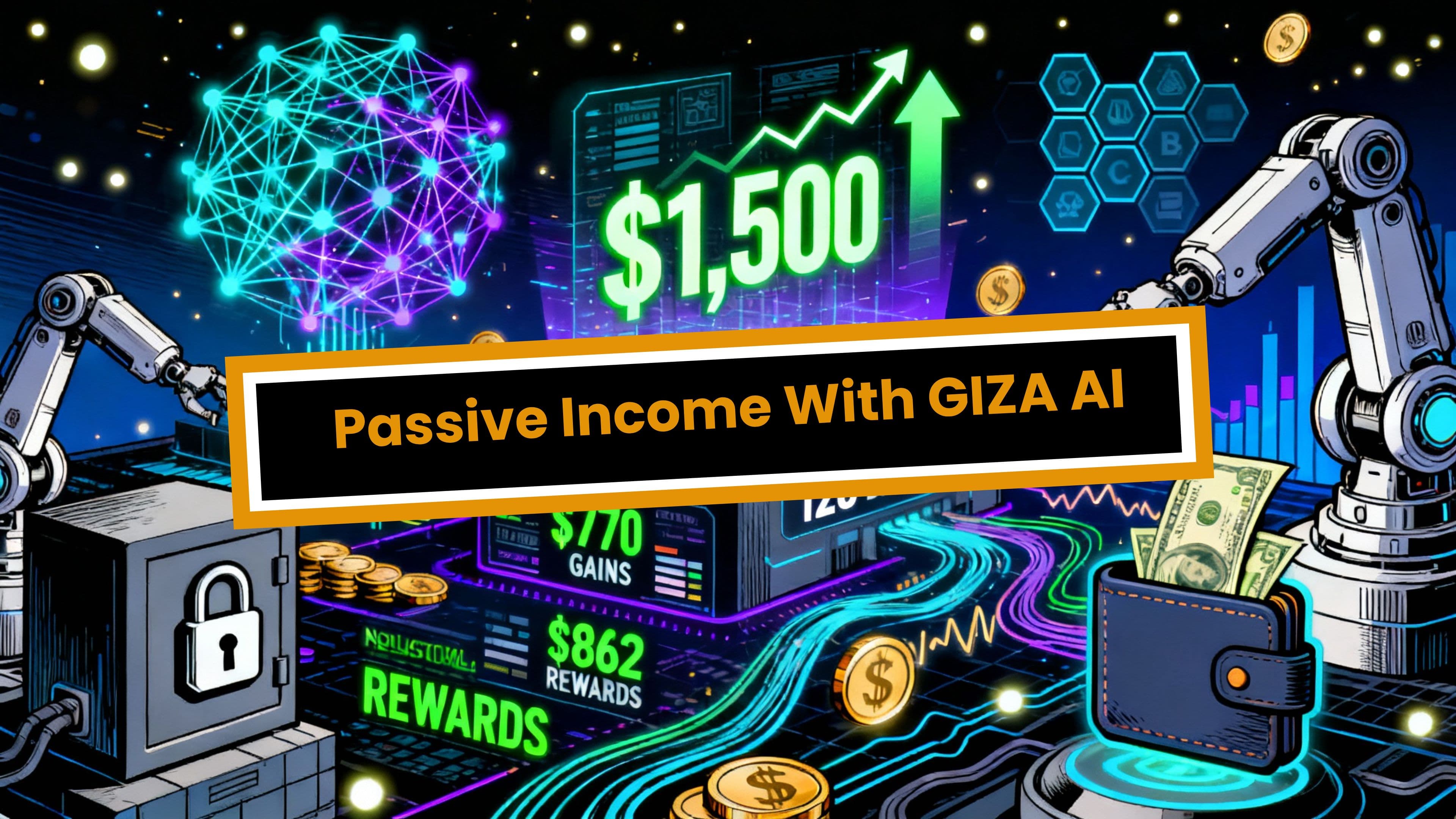 Passive Income With GIZA AI PROMO