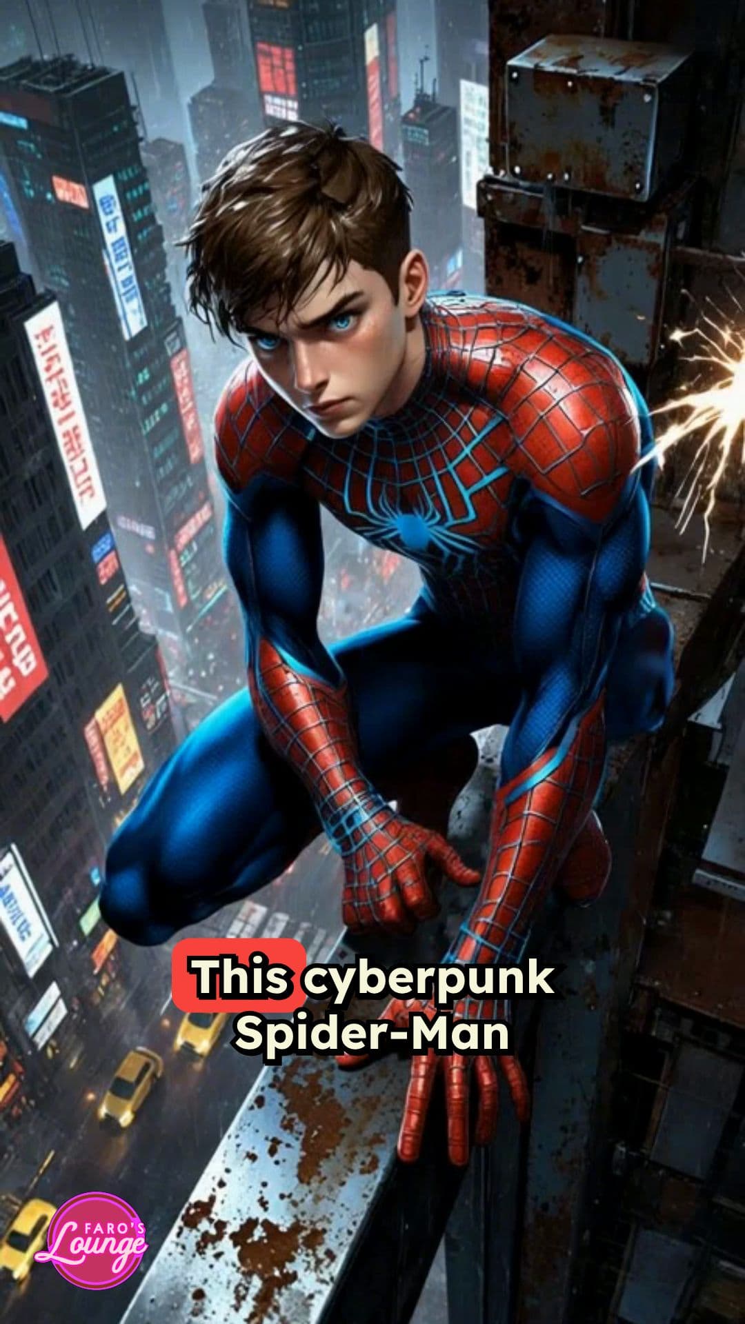 Cyberpunk Spider-Man: Empire City Sinks