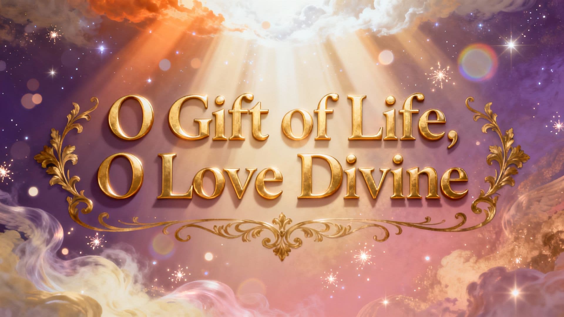 O Gift of Life, O Love Divine