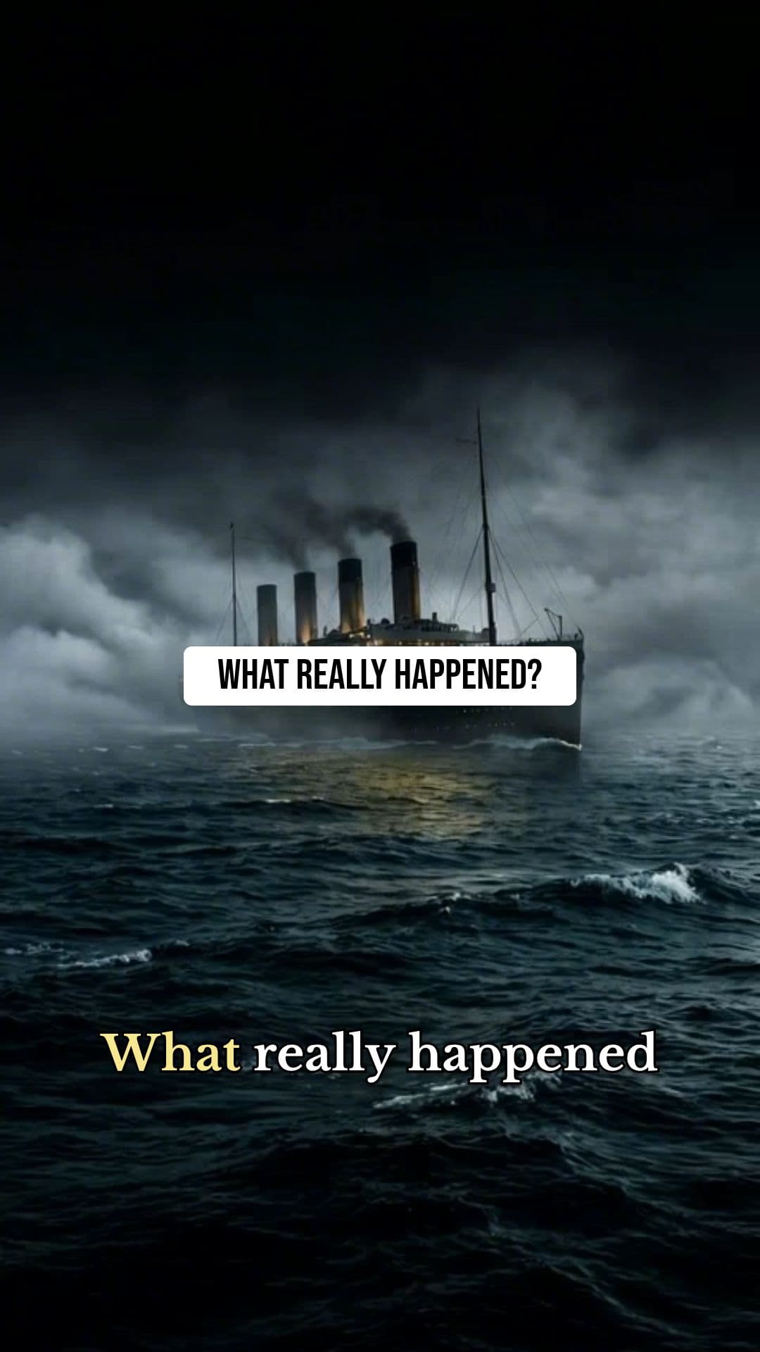 The Sinking of the Titanic: A Chain of Decisions