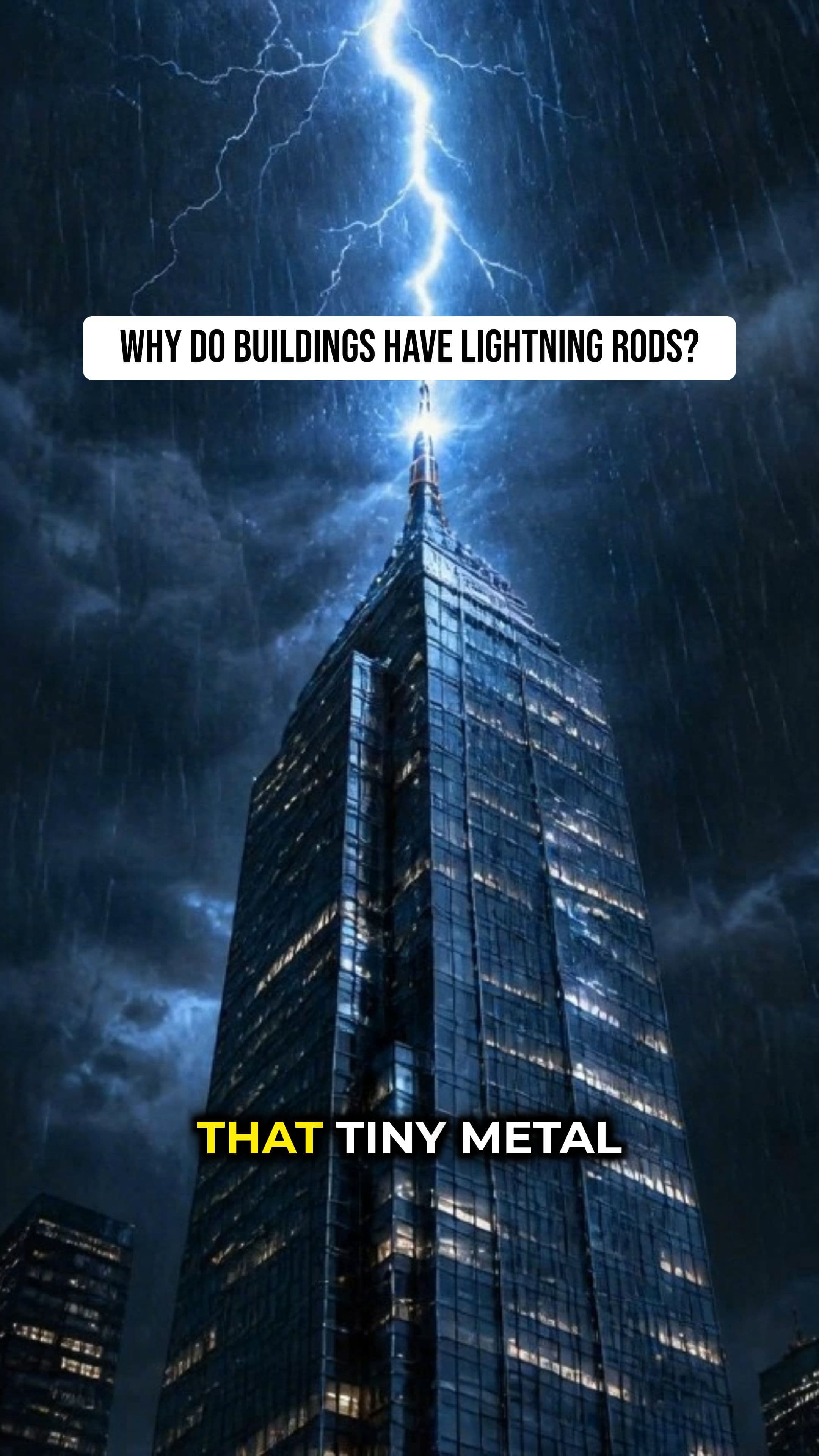 Why Buildings Have Lightning Rods