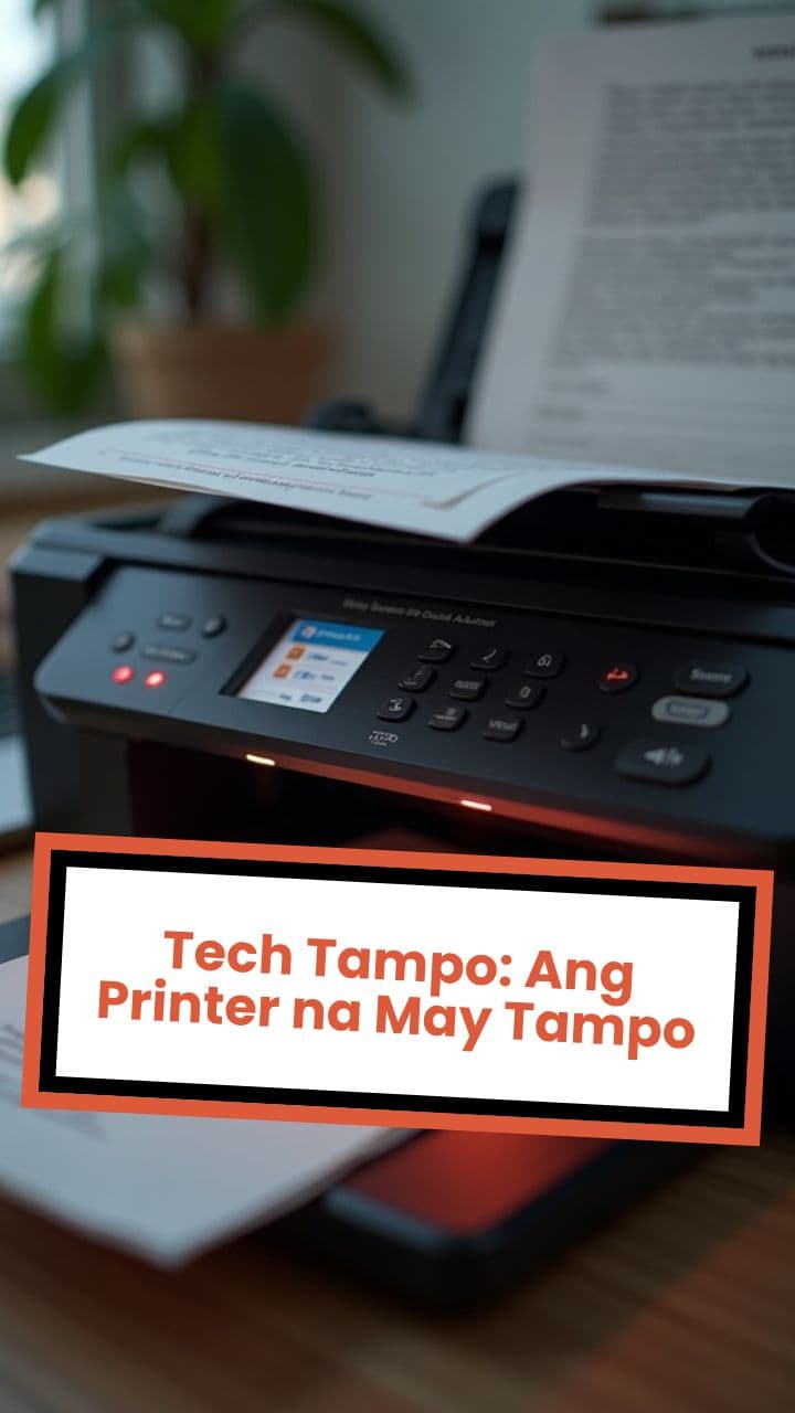 Tech Tampo: Ang Printer na May Tampo