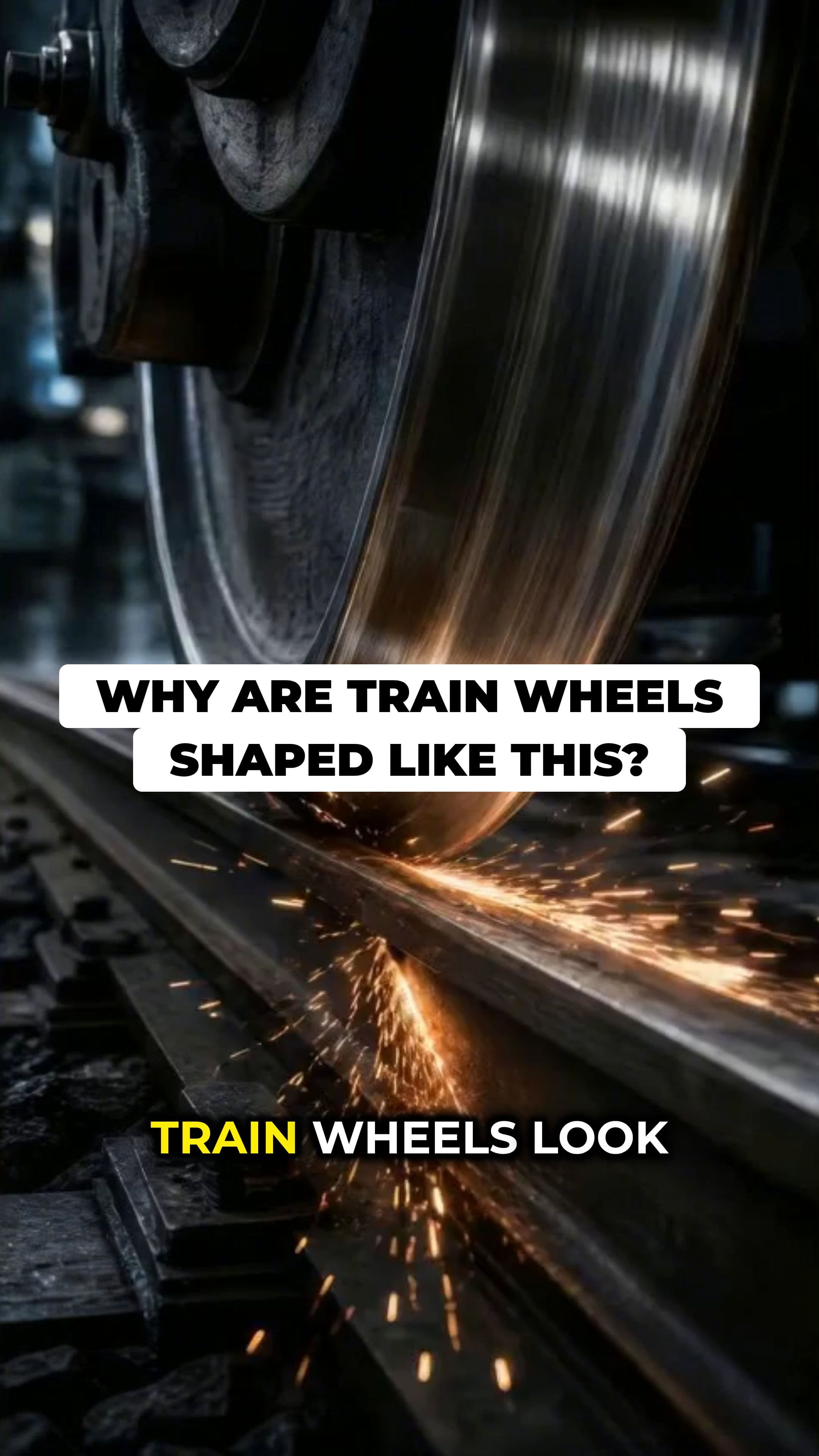 The Real Reason Train Wheels Are Shaped Weird