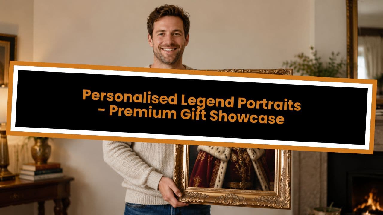 Personalised Legend Portraits - Premium Gift Showcase