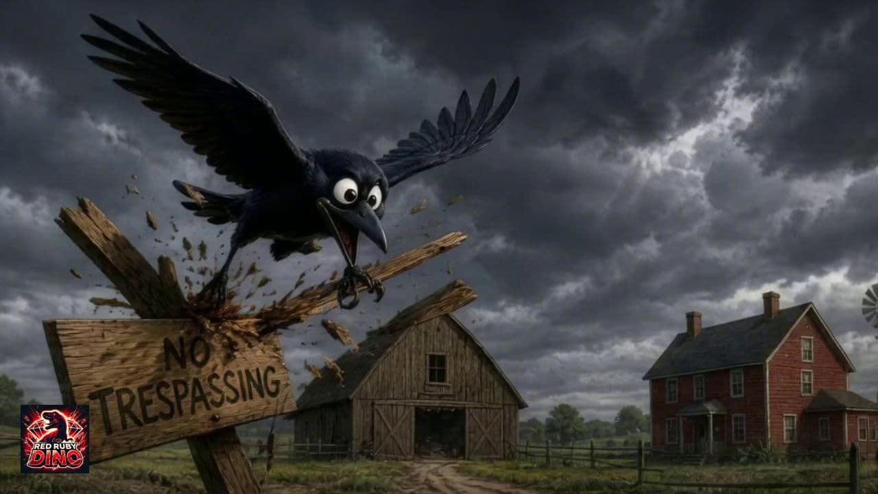 RedRubyDino - Crow with a Knife