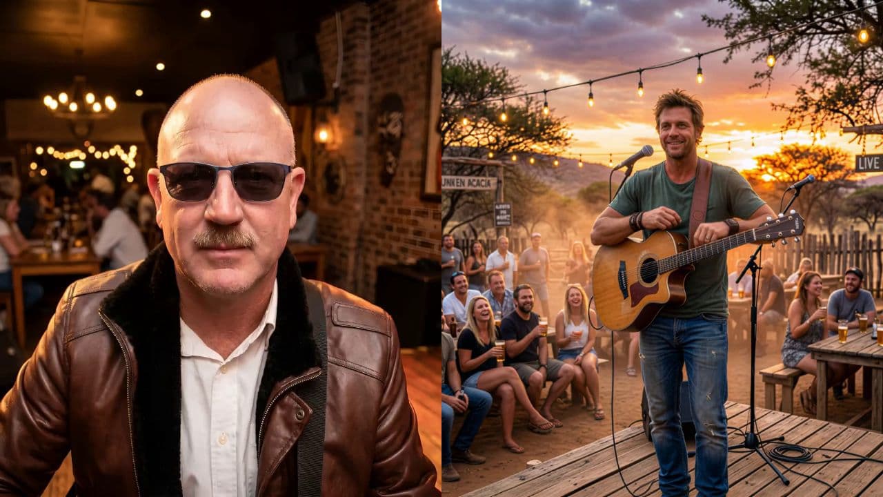 Guitarist at Rural South African Pub