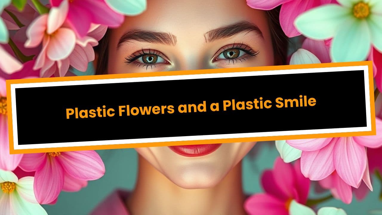 Plastic Flowers and a Plastic Smile