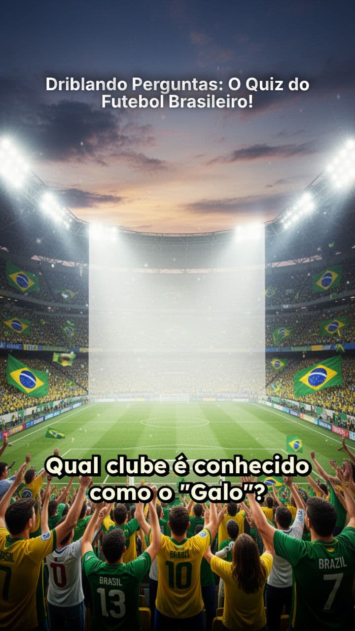 Driblando Perguntas: O Quiz do Futebol Brasileiro!