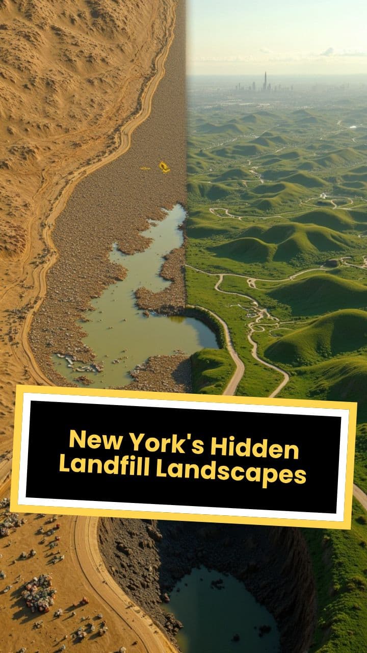 New York's Hidden Landfill Landscapes (with music)