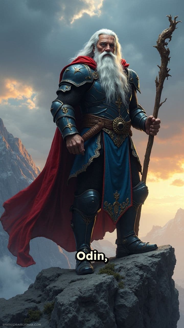 Odin's Sacrifice for Wisdom