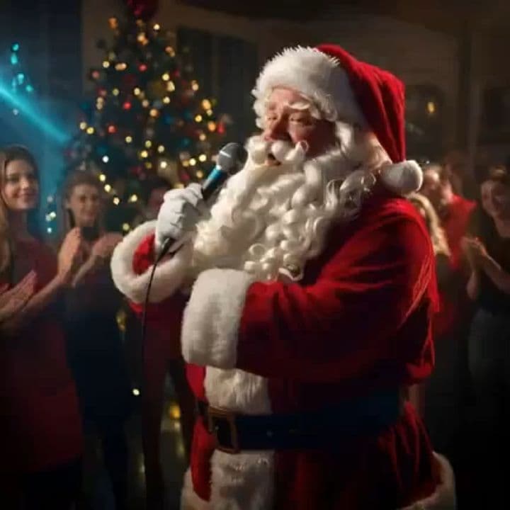 Arriva Babbo Natale con gioia