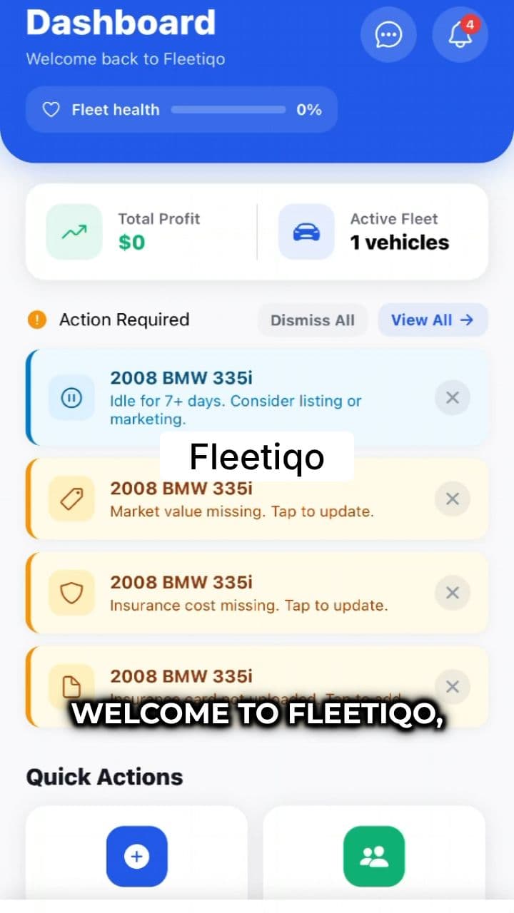 Fleetiqo App Showcase