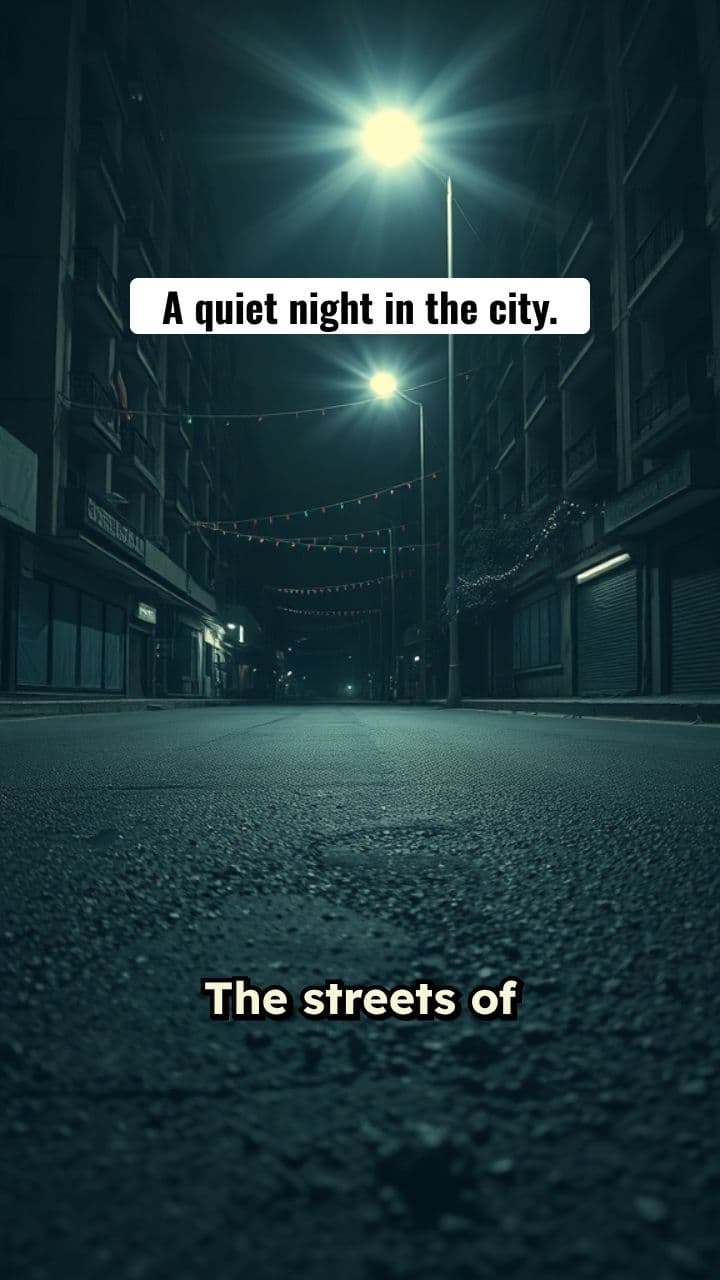 Indian Street Night Incident