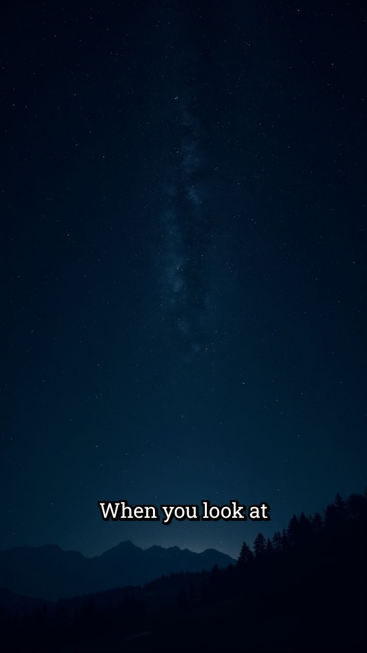 Seeing the Past in the Night Sky