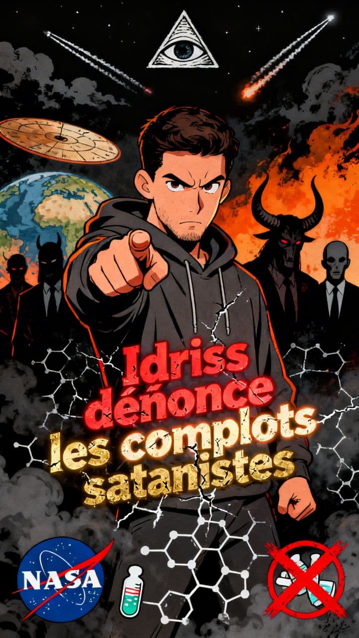 Idriss dénonce les complots satanistes