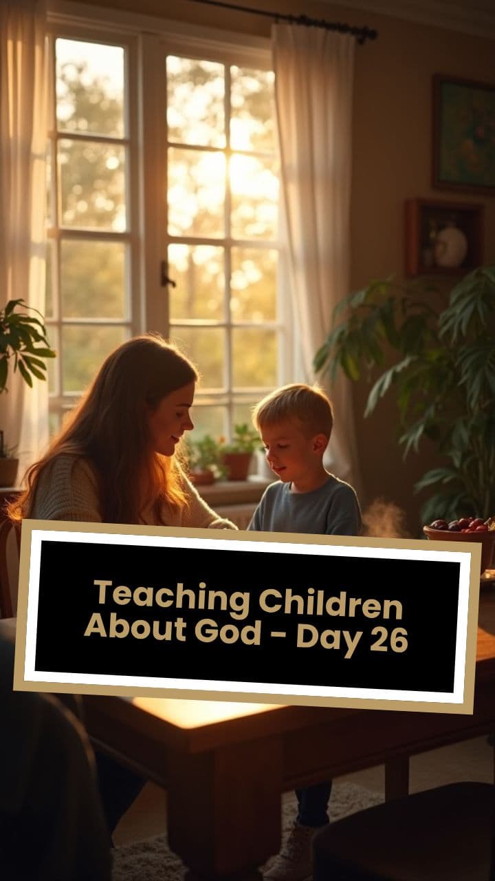 Teaching Children About God - Day 26