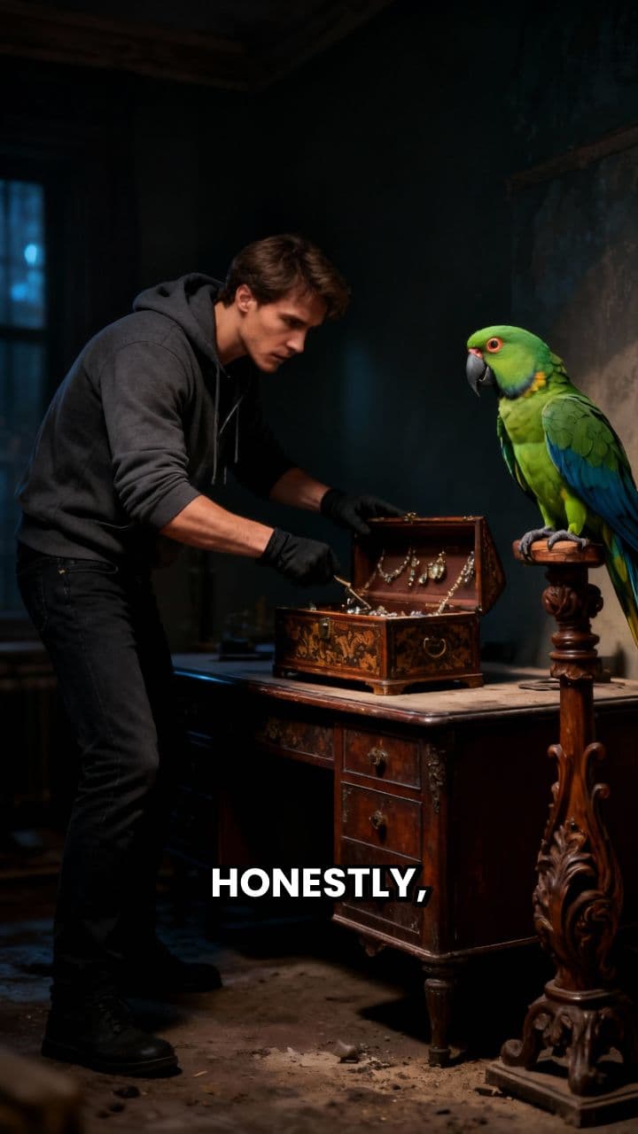Parrot Criticizes Thief
