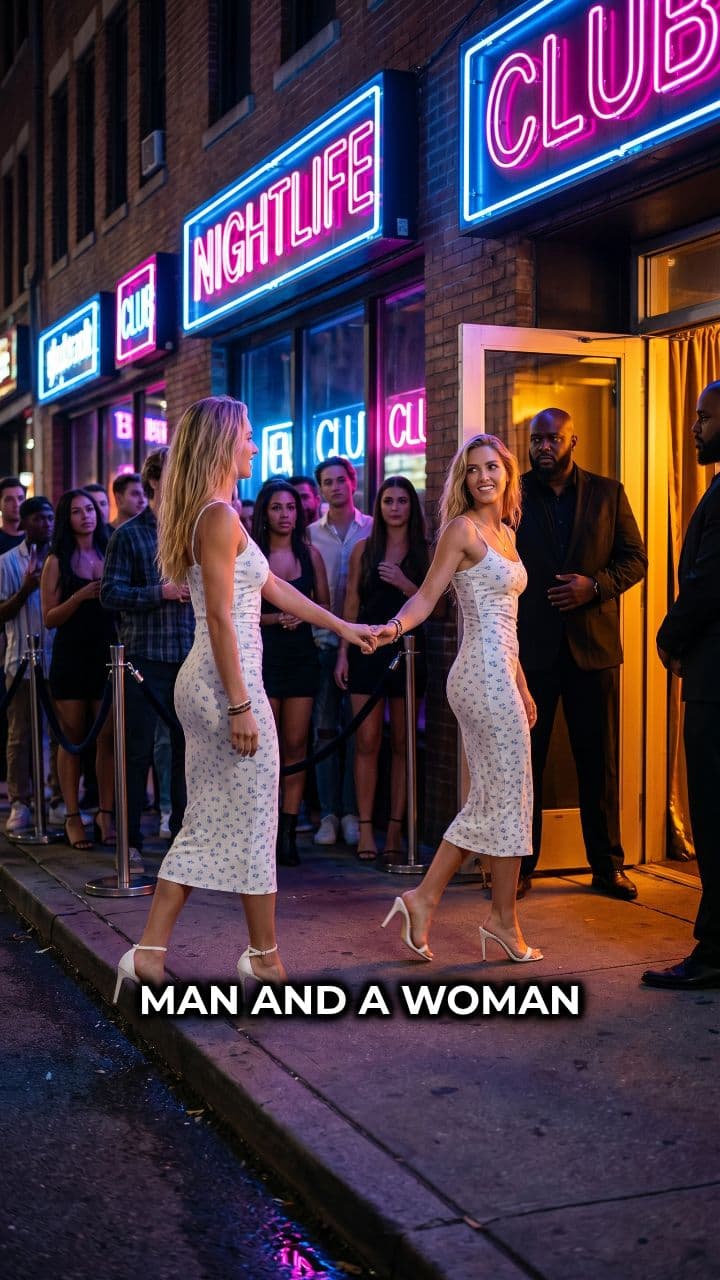 Hand in Hand Into the Nightclub