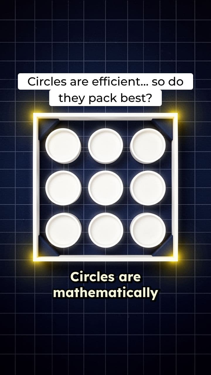 Circles vs Squares: The Geometry of Efficiency