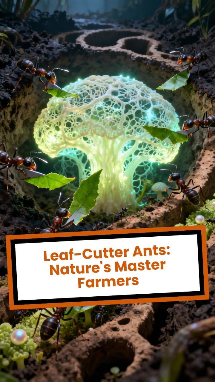 Leaf-Cutter Ants: Nature's Master Farmers