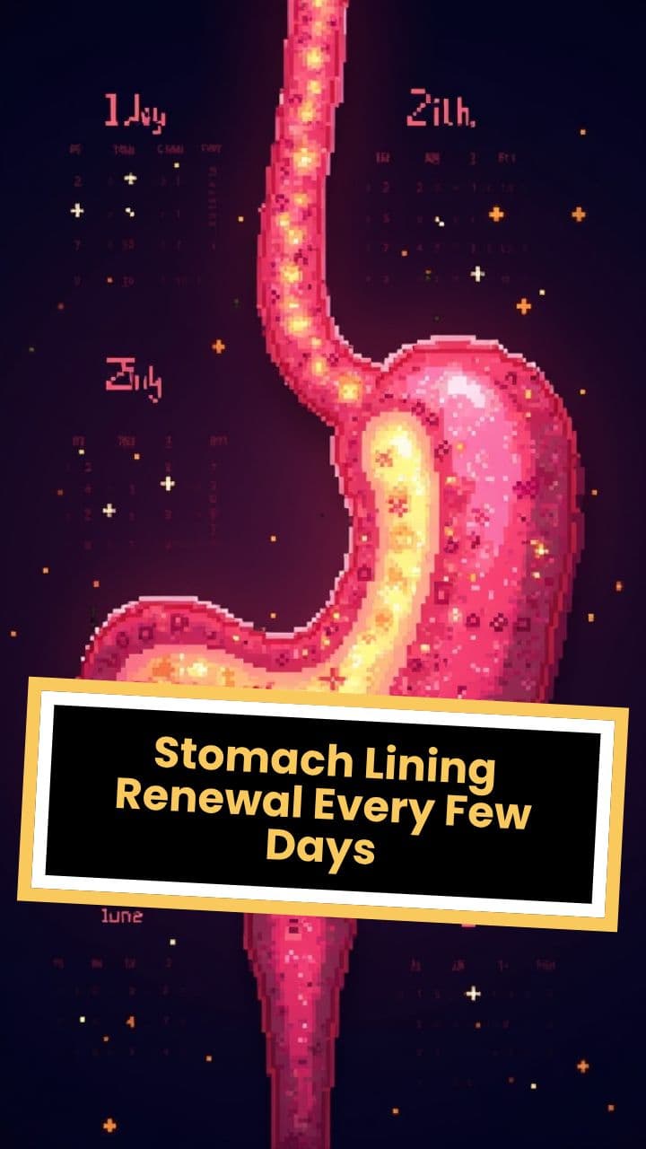 Stomach Lining Renewal Every Few Days
