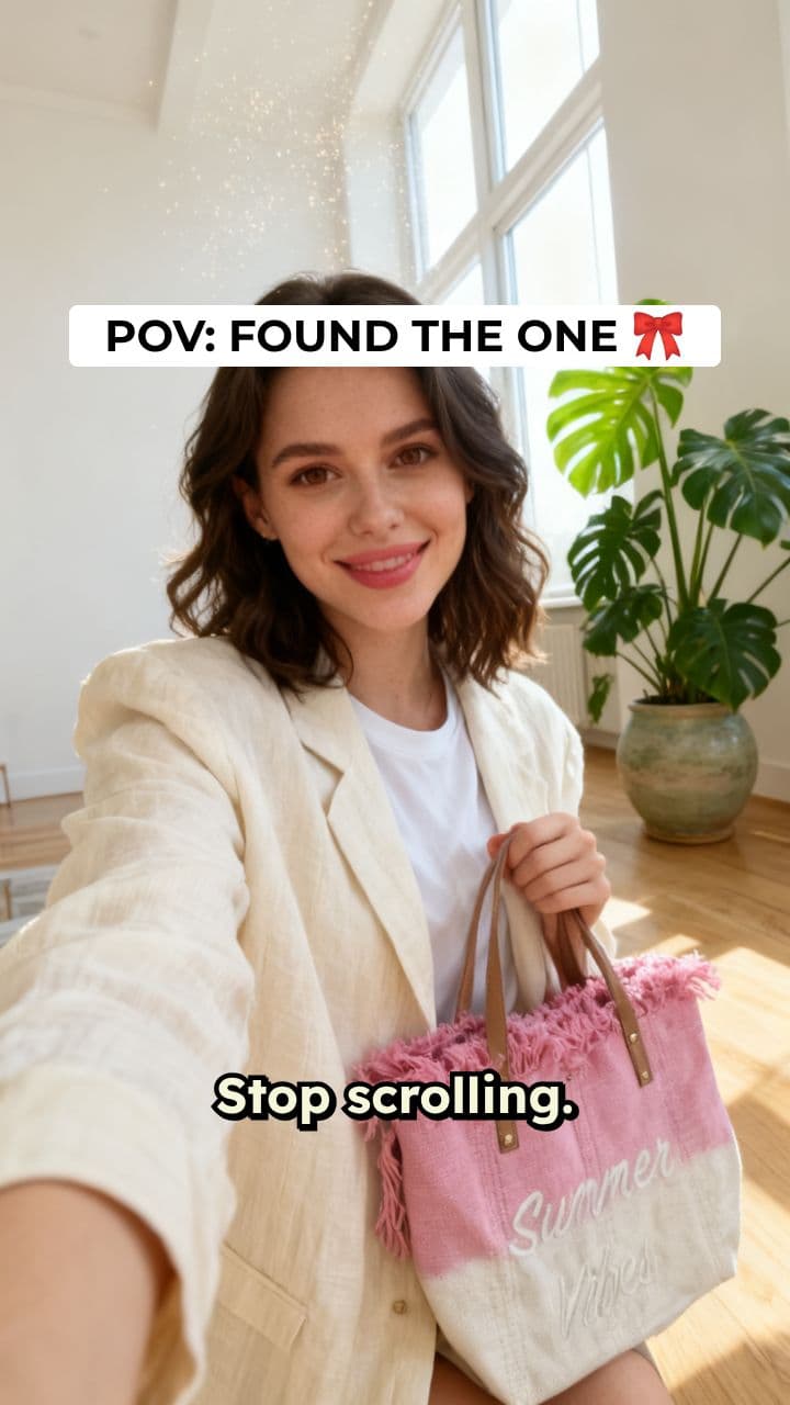 Summer Vibes Tote Bag UGC Editorial