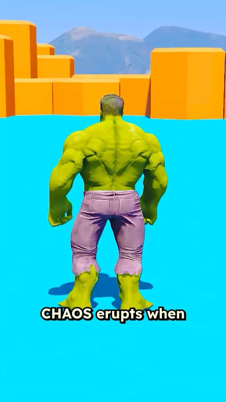 Baby Hulk's Rampage Against Superheroes