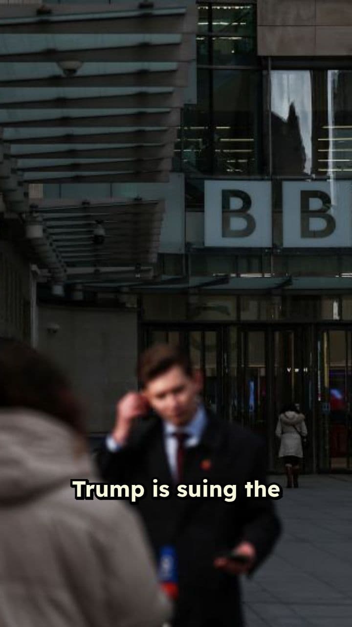 Trump Sues BBC Over Edited January 6th Speech