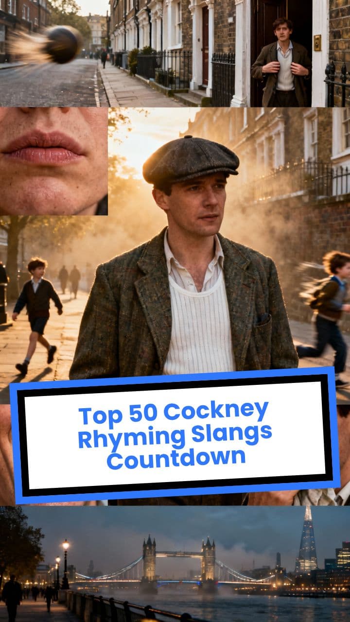 Top 50 Cockney Rhyming Slangs Countdown
