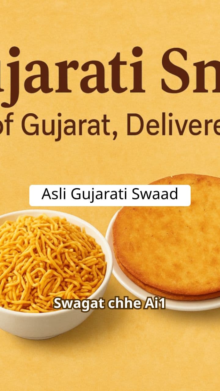 Ai1 Gujarati Snacks Advertisement