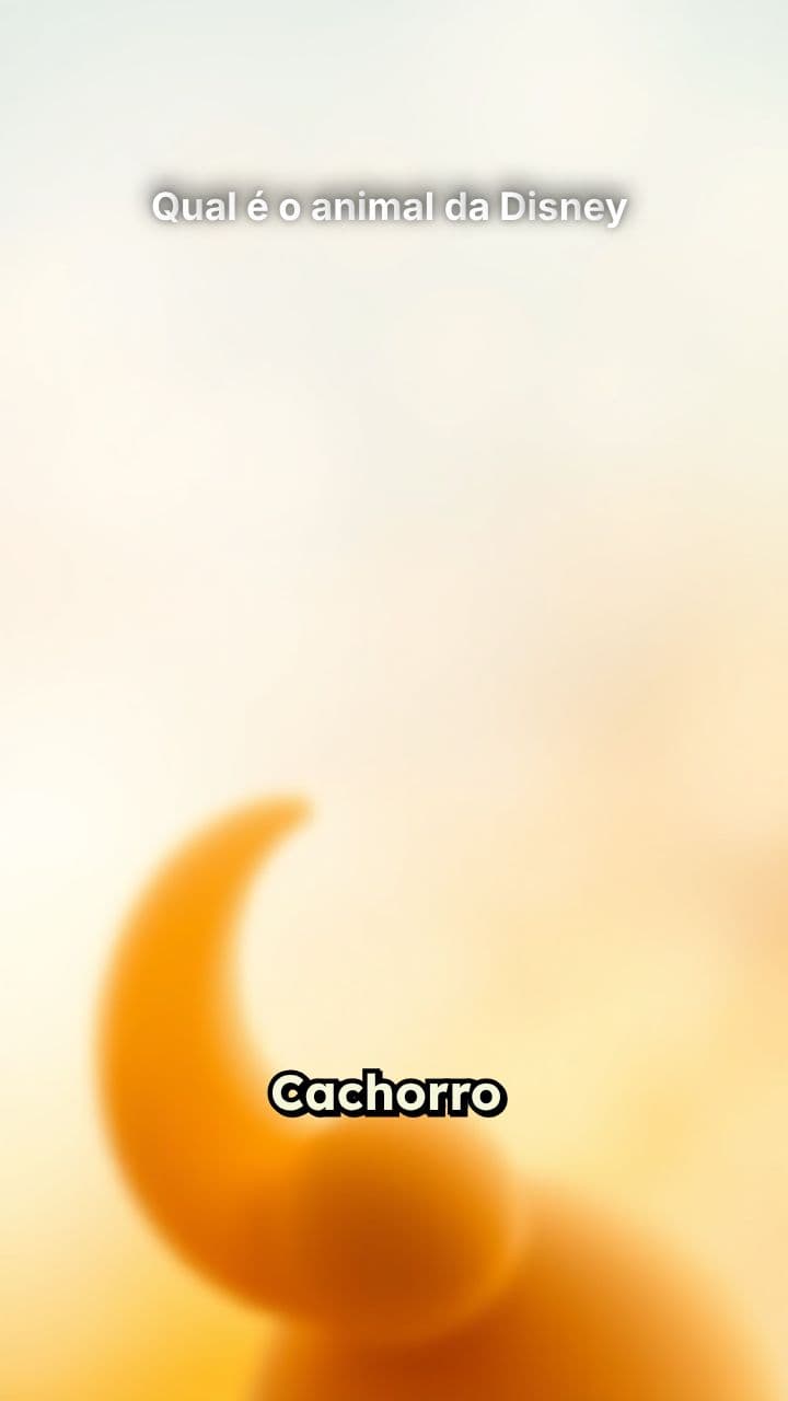 Qual é o animal da Disney 