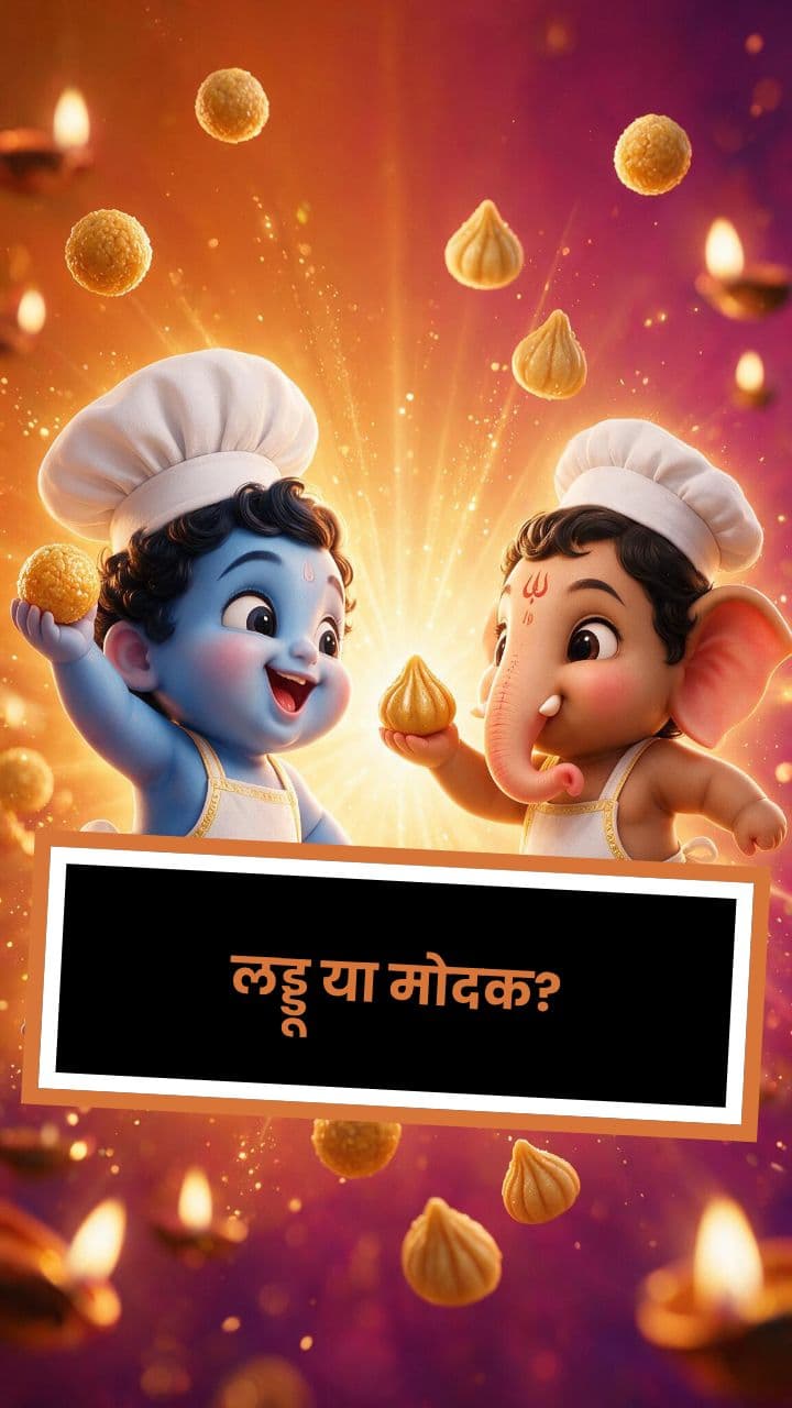 लड्डू या मोदक?