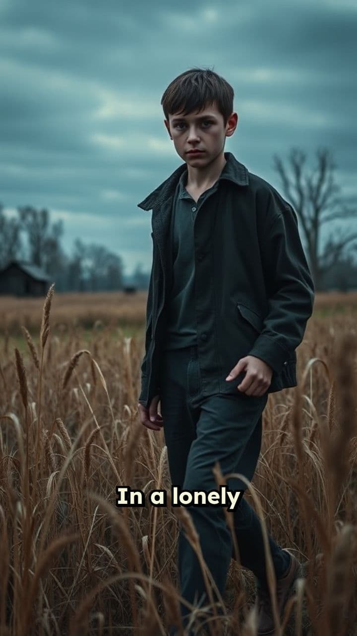 A Village Boy's Melancholy Dusk