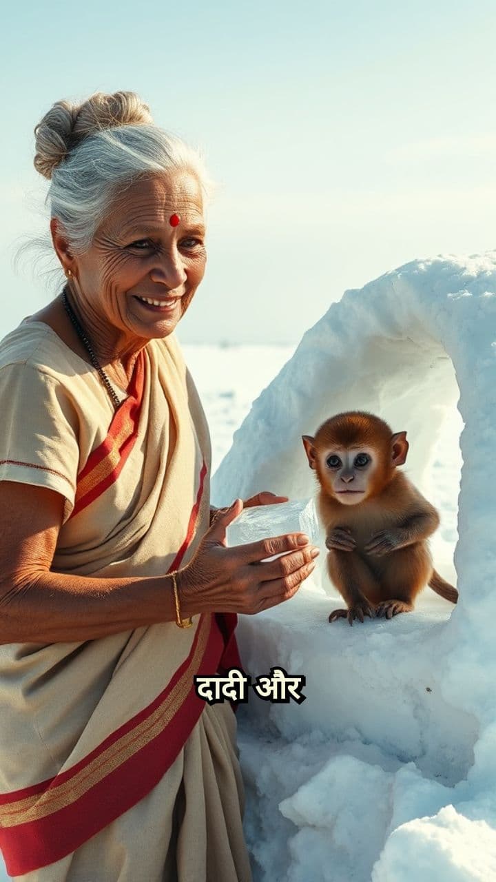 भालू की करतूत और दादी का नुकसान