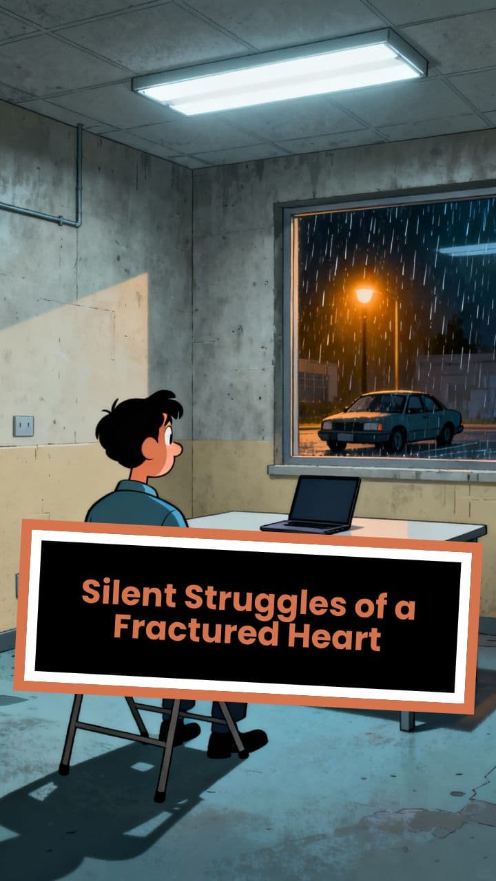 Silent Struggles of a Fractured Heart