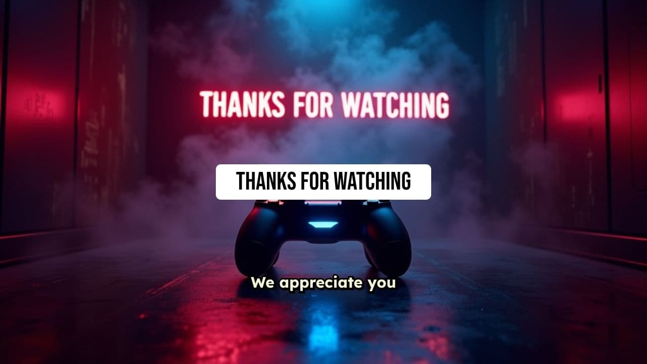 Gaming Outro Animation