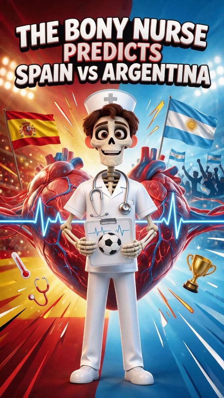 The Bony Nurse Predicts Spain vs Argentina