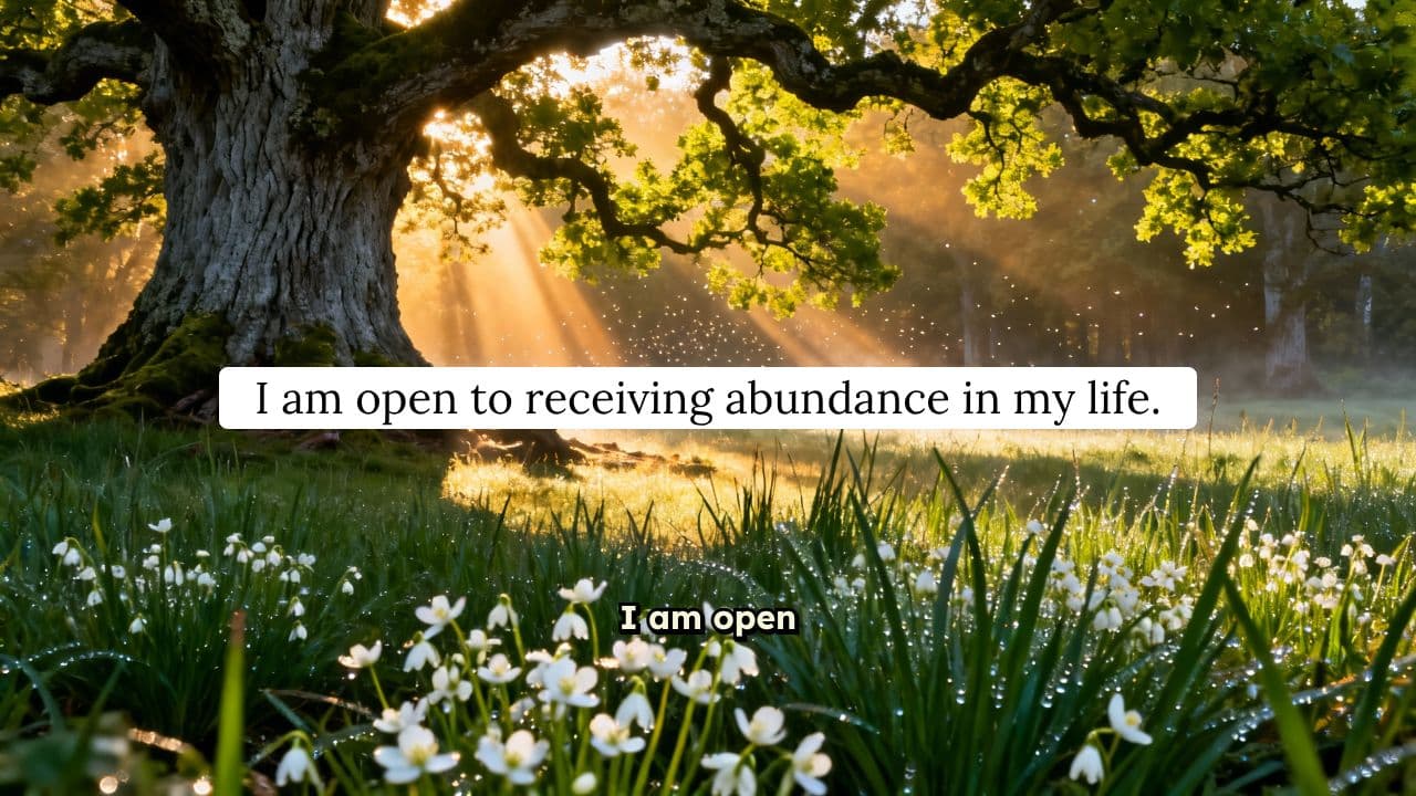 Abundance and Money Mindset Affirmations