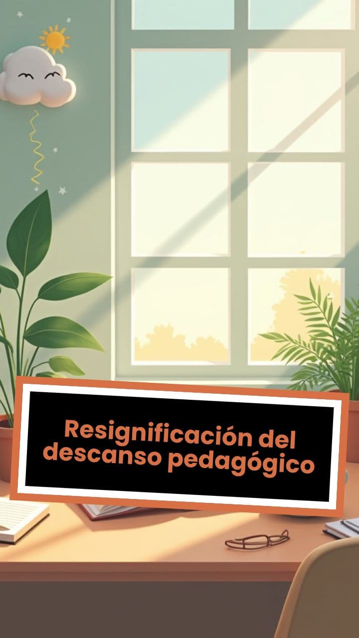 Resignificación del descanso pedagógico