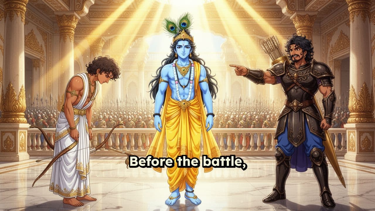 The Prelude to War and the Bhagavad Gita